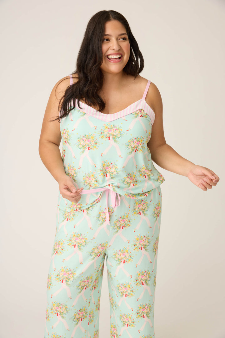 Adrian Valencia x PJS Floral PJ Set Plus Size - Pants Set - P.J. Salvage