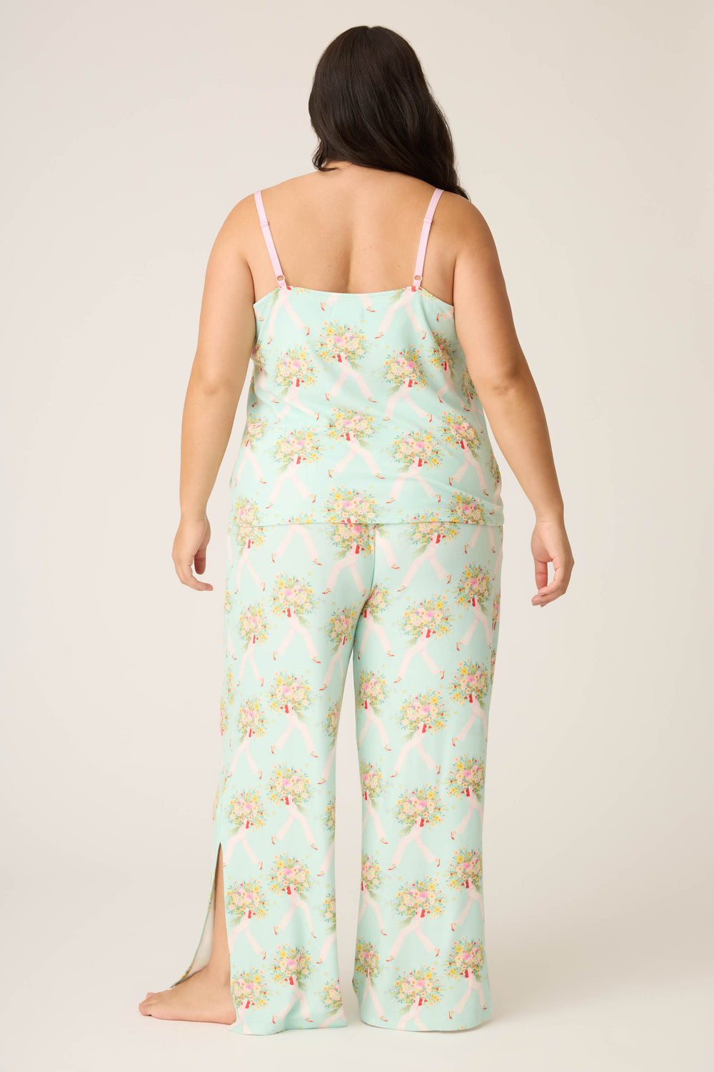 Adrian Valencia x PJS Floral PJ Set Plus Size - Pants Set - P.J. Salvage