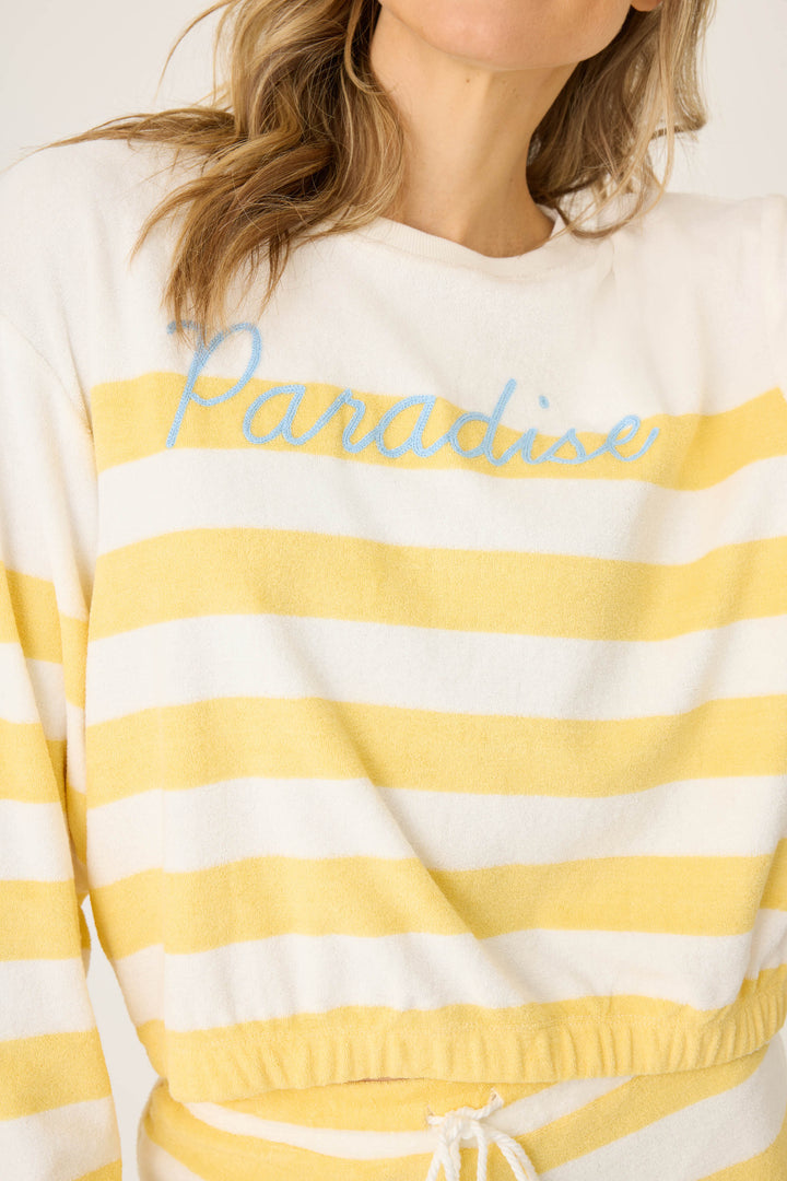 Cabana Paradise Long Sleeve "Paradise" Top - P.J. Salvage