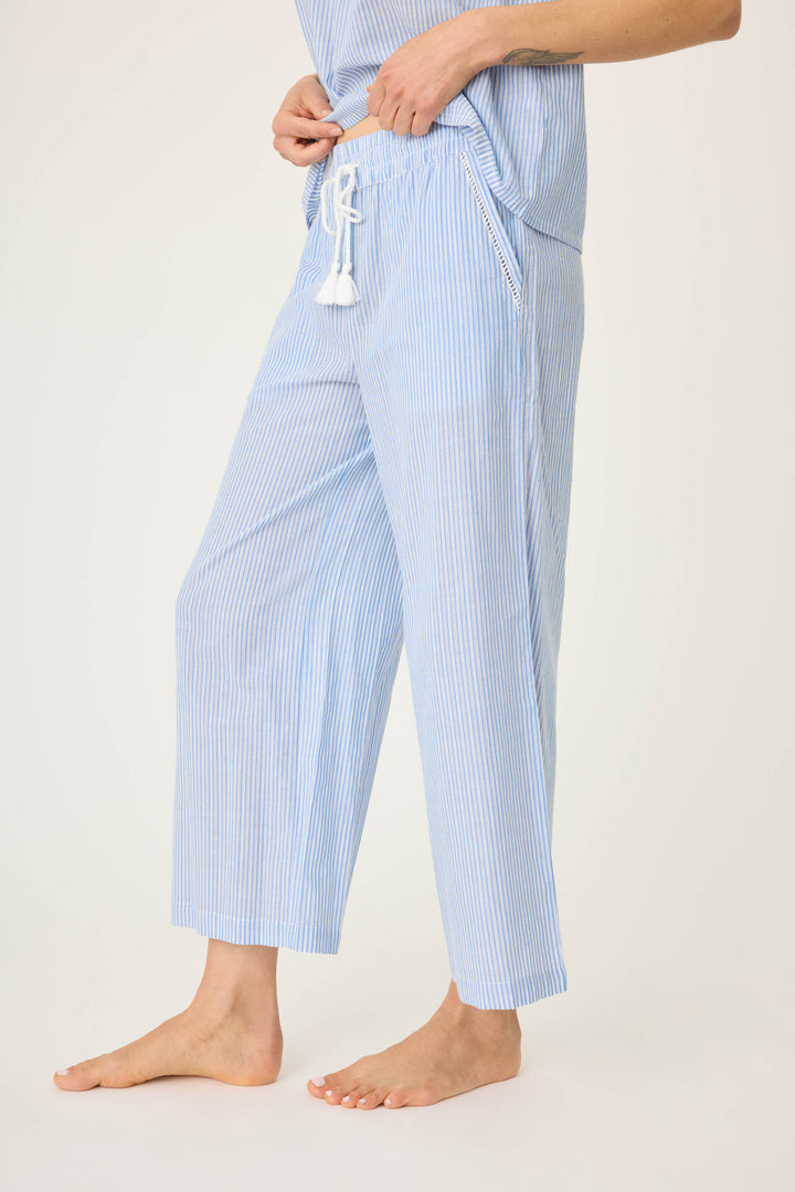 Dainty Daisy Open Leg Crop Pants - P.J. Salvage