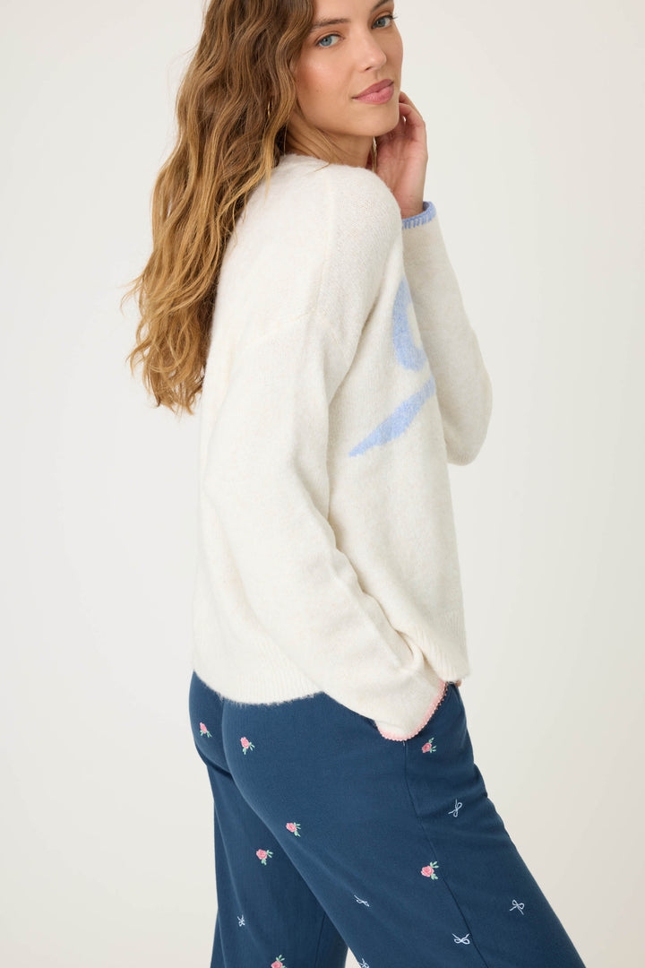 English Rose Bow Snuggle Sweater - P.J. Salvage