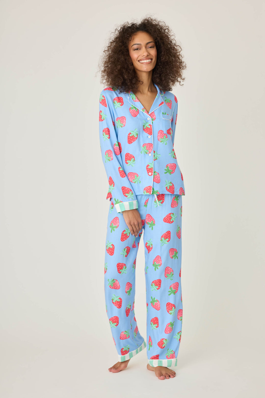Farmer's Market Strawberry Long Sleeve - P.J. Salvage