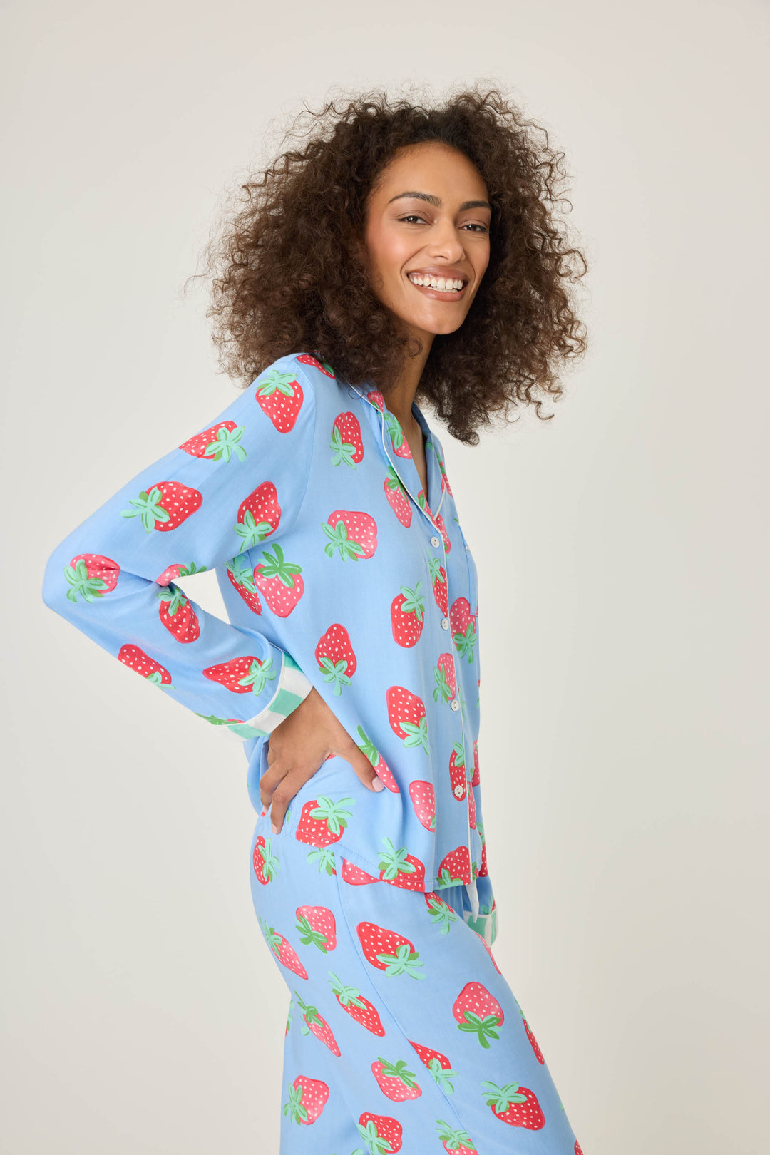 Farmer's Market Strawberry Long Sleeve - P.J. Salvage