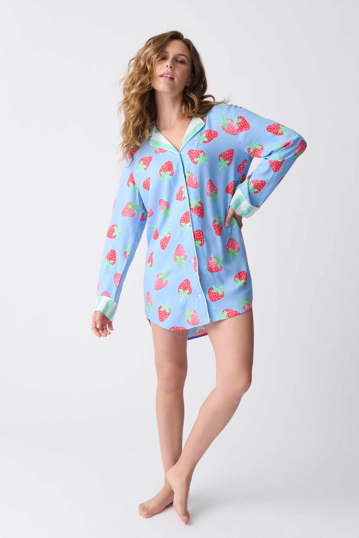 Farmer's Market Strawberry Nightshirt - P.J. Salvage