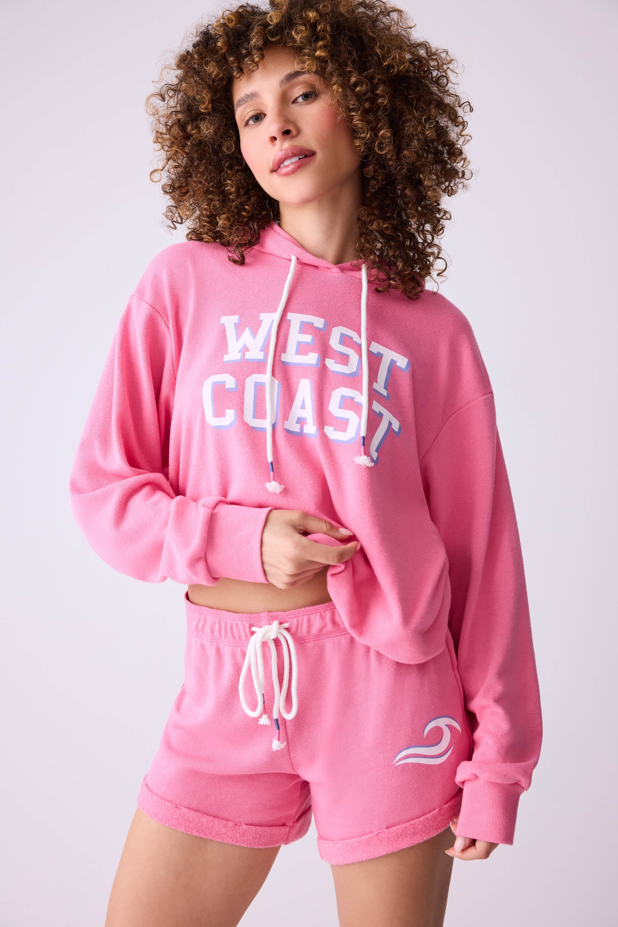 Home Base West Coast Graphic Fleece Short Set | P.J. Salvage
