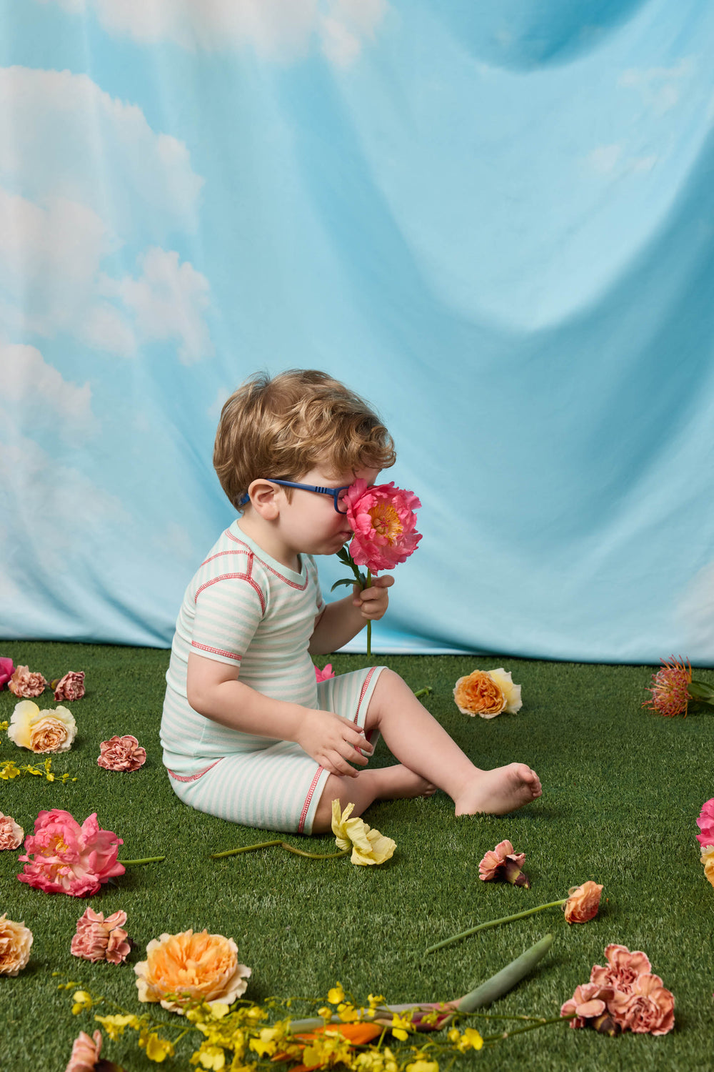 Adrian Valencia x PJS Striped Toddler PJ Set - P.J. Salvage