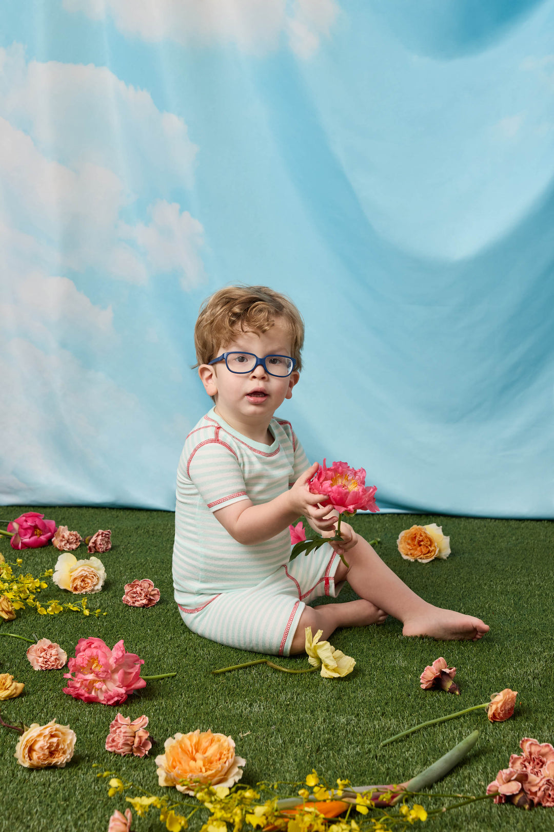 Adrian Valencia x PJS Striped Toddler PJ Set - P.J. Salvage
