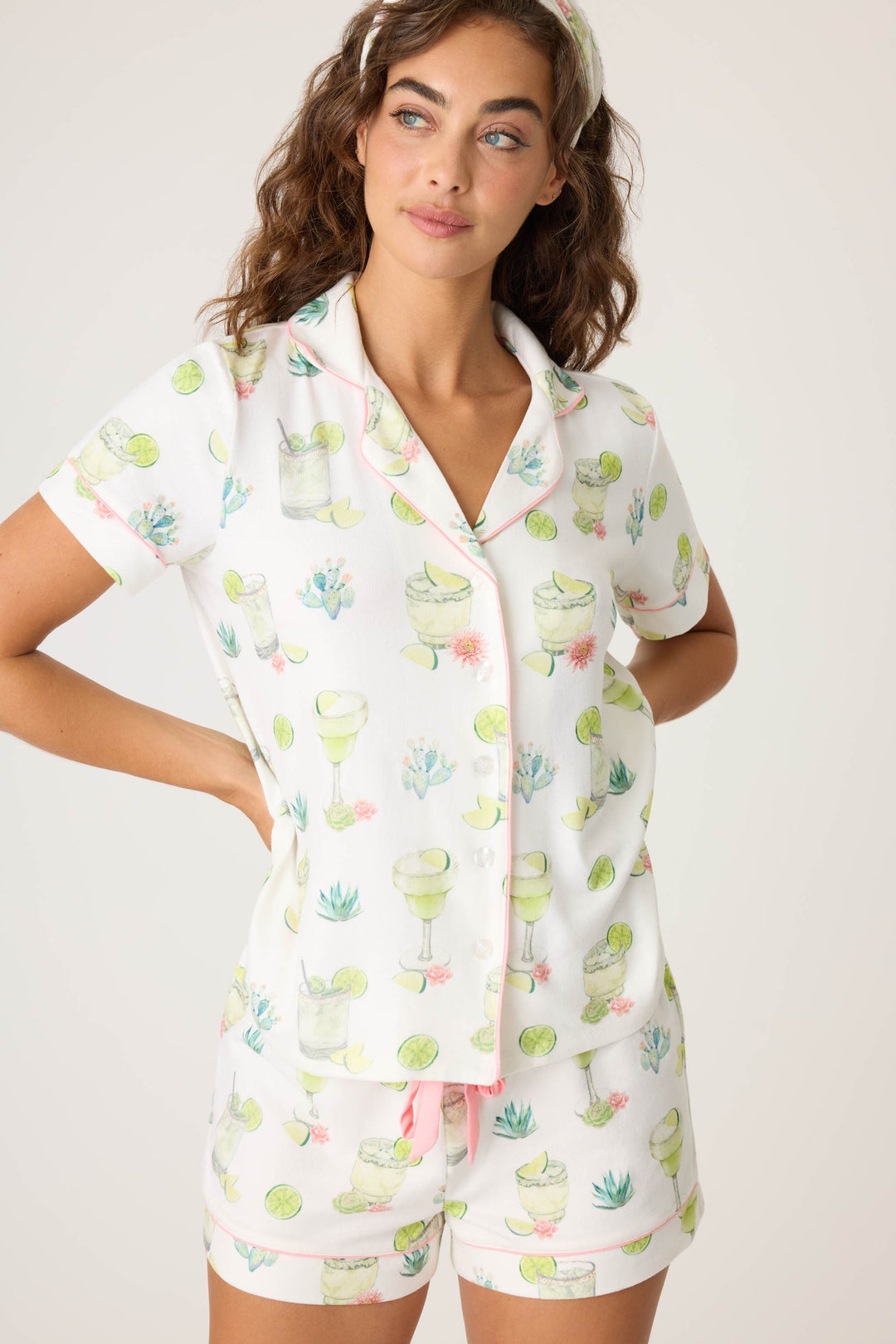 Limes Sunshine 3-Piece PJ Set Free Shipping $100+ Salvage