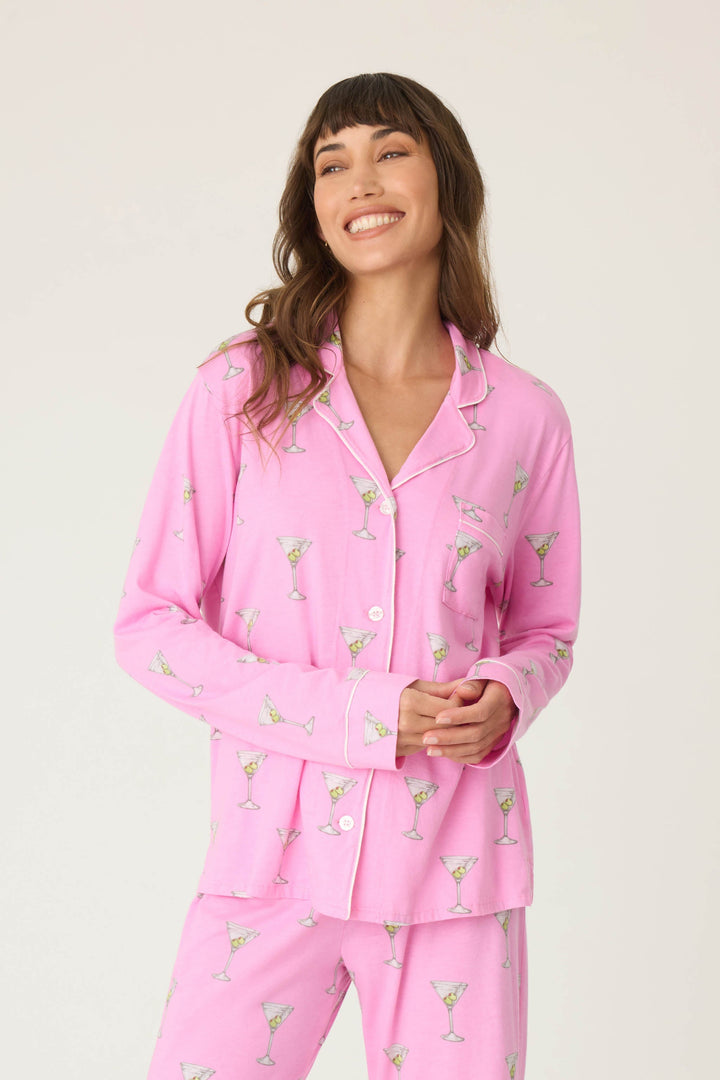 Playful Prints Drinks Pajama Top - P.J. Salvage