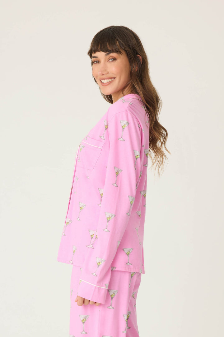 Playful Prints Drinks Pajama Top - P.J. Salvage