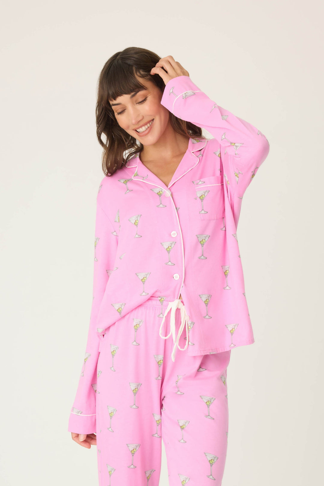 Playful Prints Drinks Pajama Top - P.J. Salvage