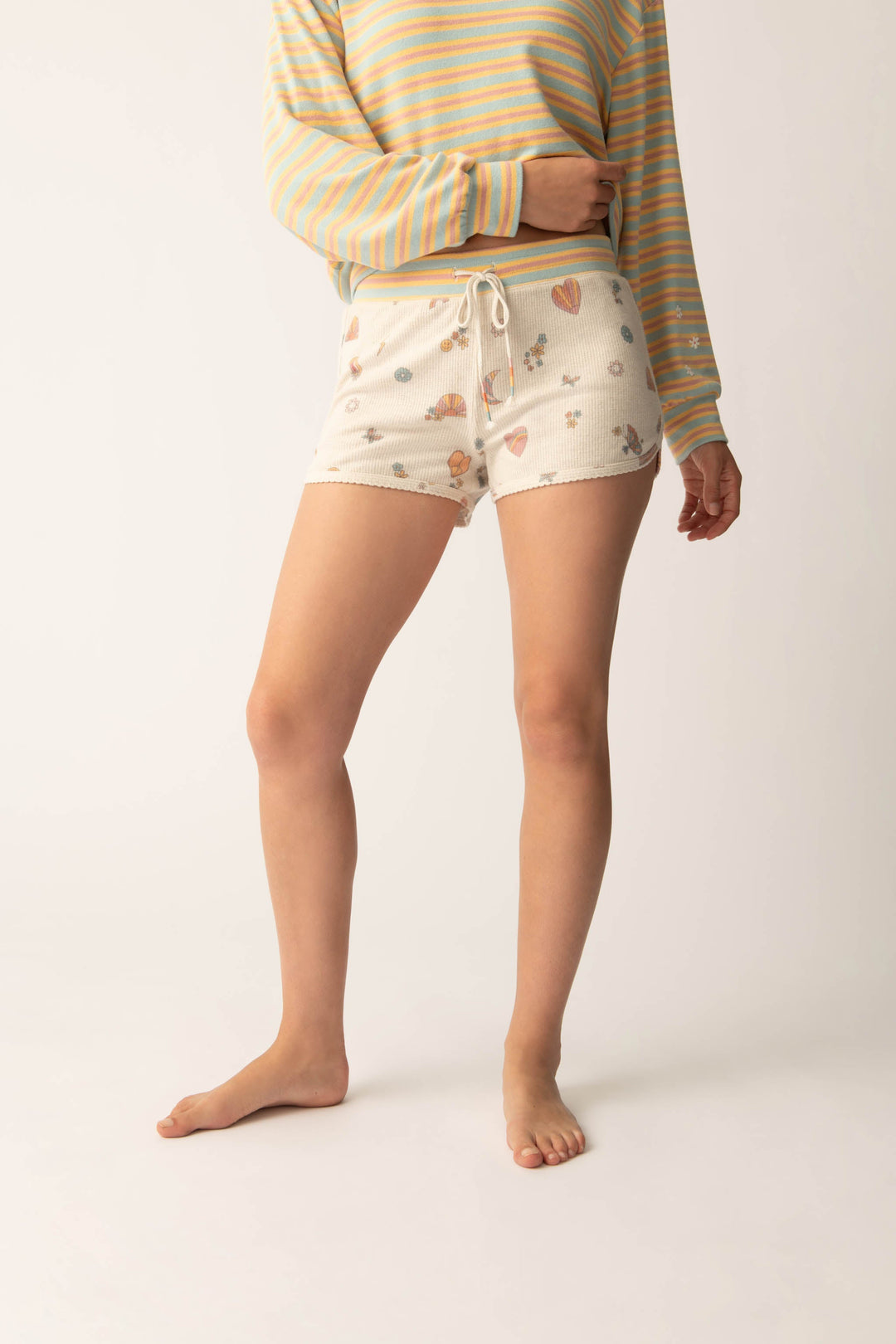 Sunshine On My Mind Emoji-Fun PJ Shorts - P.J. Salvage