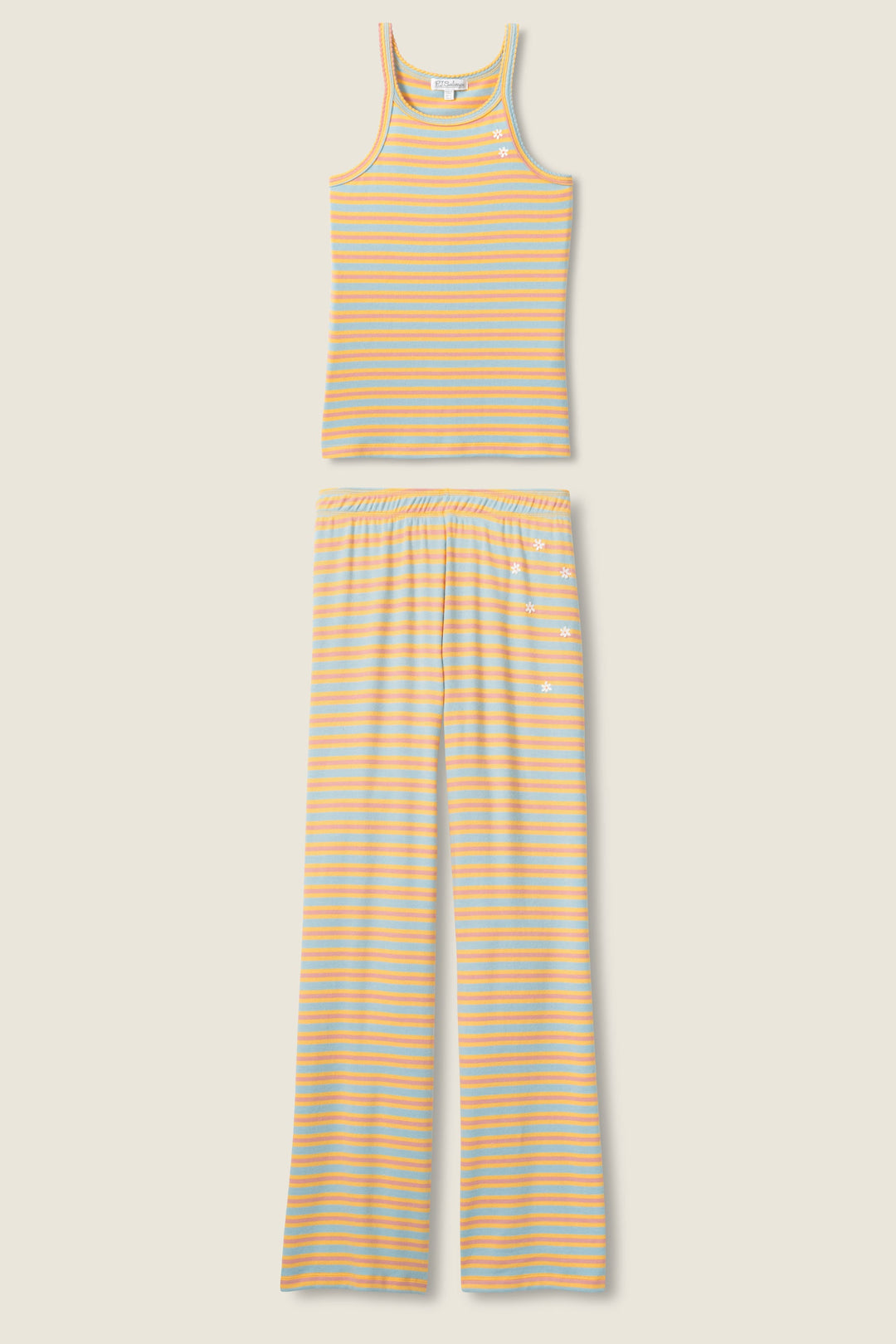 Sunshine On My Mind Multi-Striped Lounge Set - P.J. Salvage