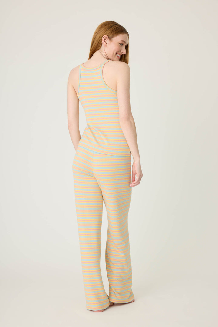 Sunshine On My Mind Multi-Striped Lounge Set - P.J. Salvage