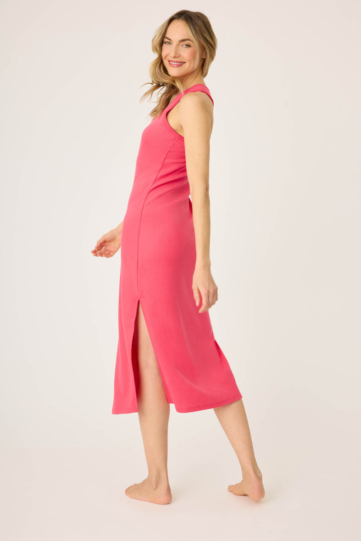 Tropical Dreams Solid Midi Dress - P.J. Salvage