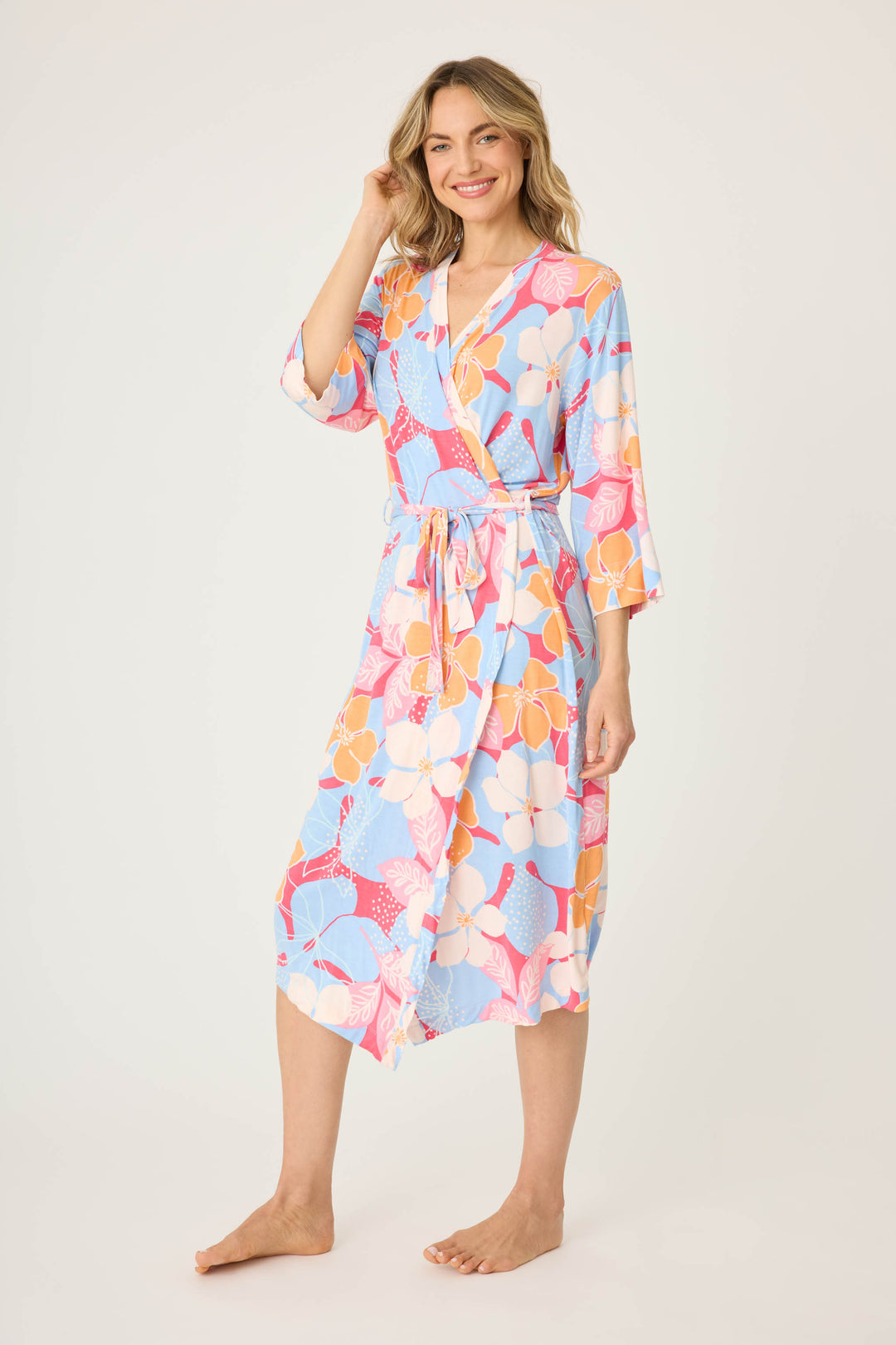 Tropical Dreams Floral Robe - P.J. Salvage