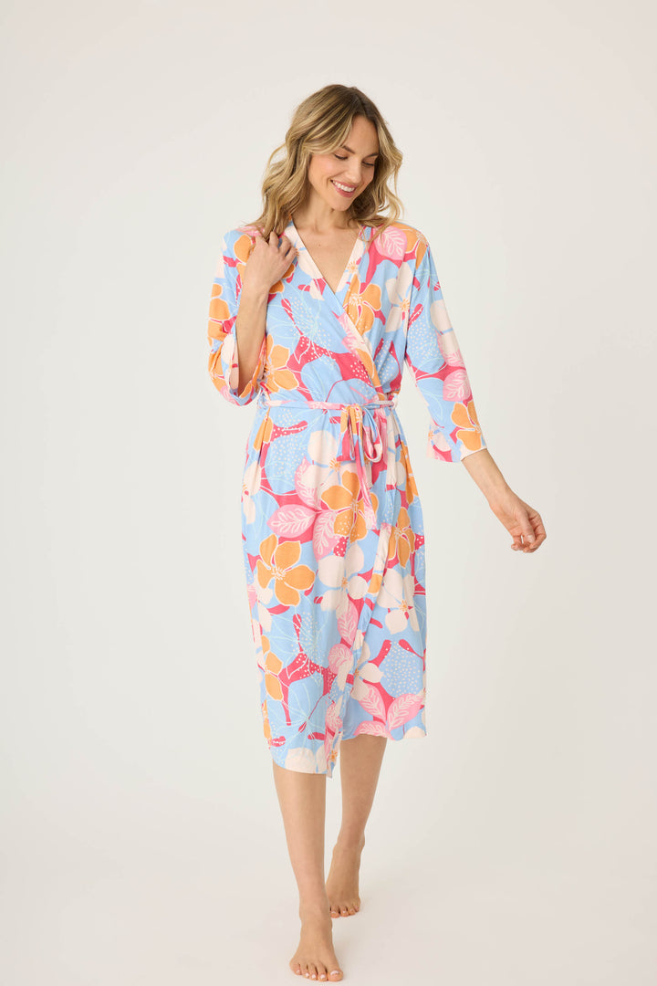 Tropical Dreams Floral Robe - P.J. Salvage