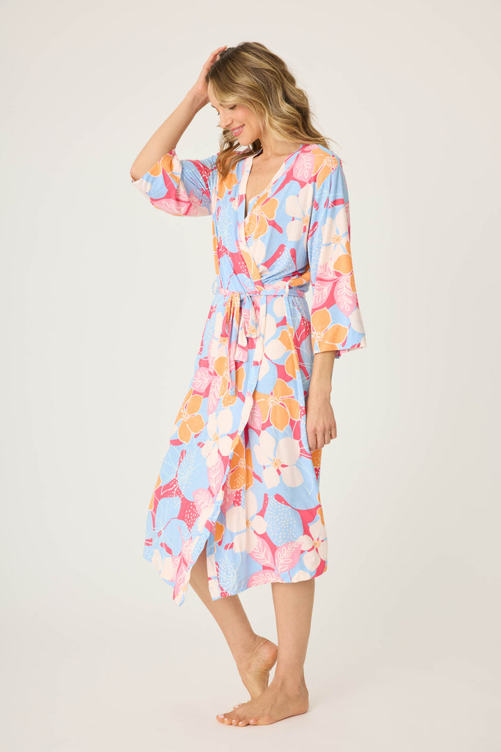 Tropical Dreams Floral Robe - P.J. Salvage