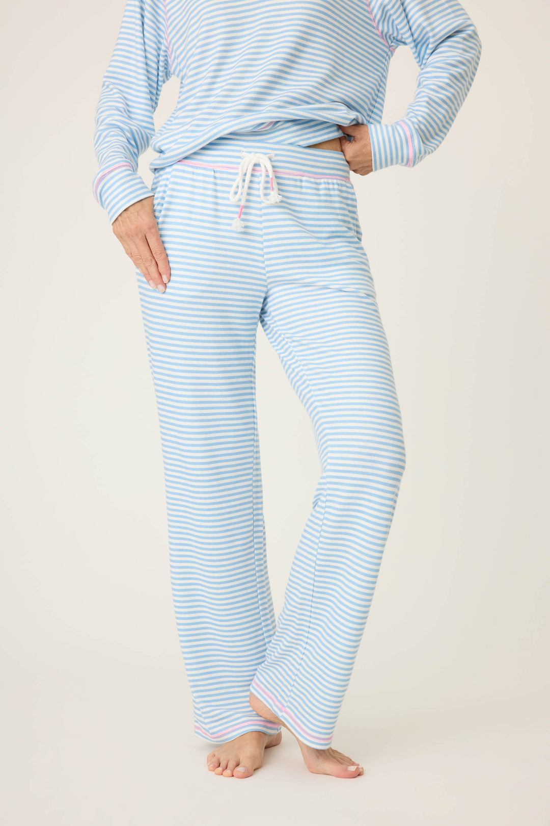Striped Tropic Garden Lounge Pants - P.J. Salvage