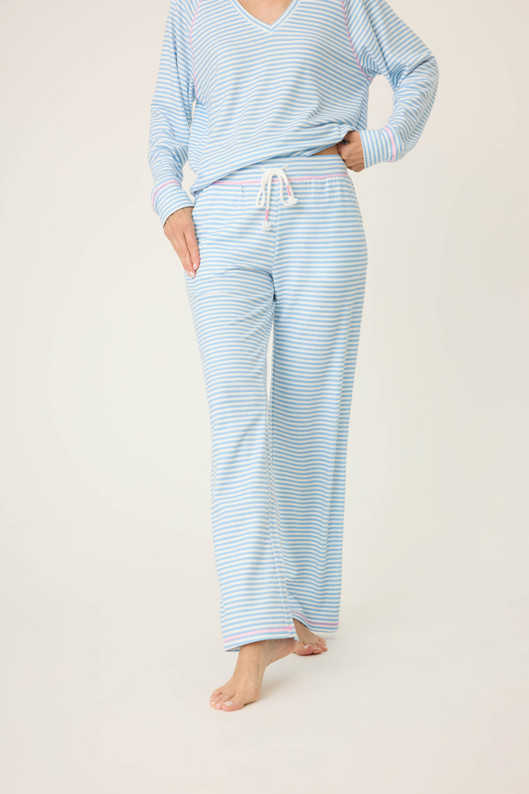 Striped Tropic Garden Lounge Pants - P.J. Salvage