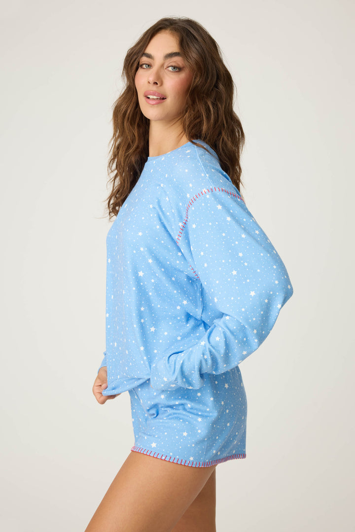 American Honey Star Print Long Sleeve Top - P.J. Salvage