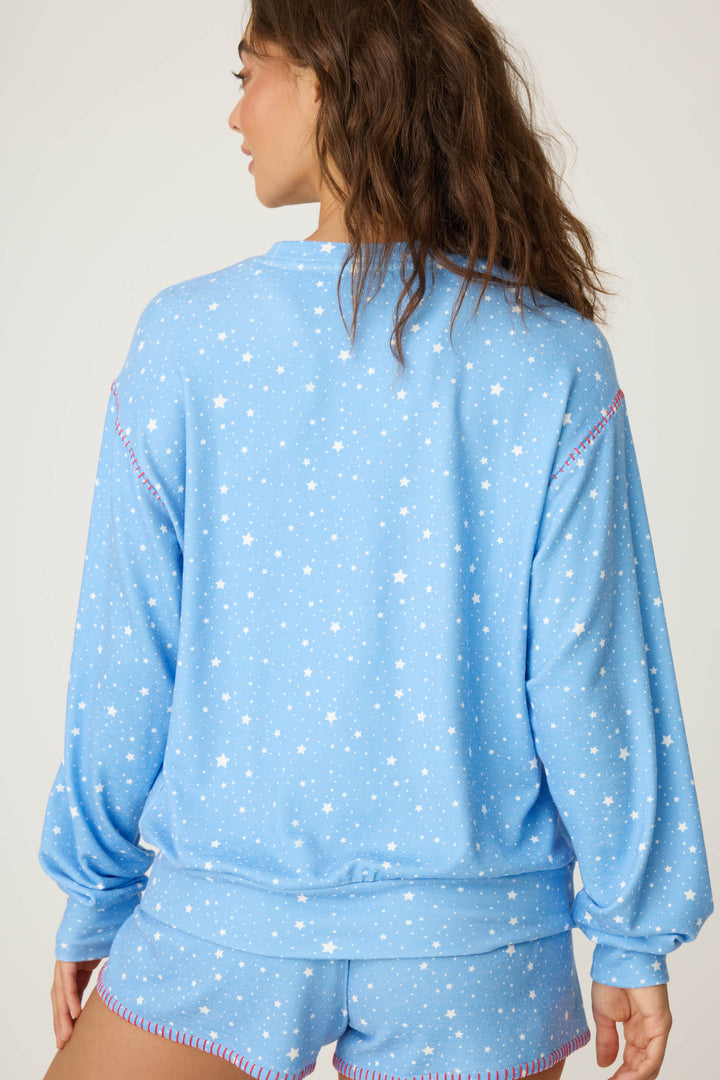 American Honey Star Print Long Sleeve Top - P.J. Salvage