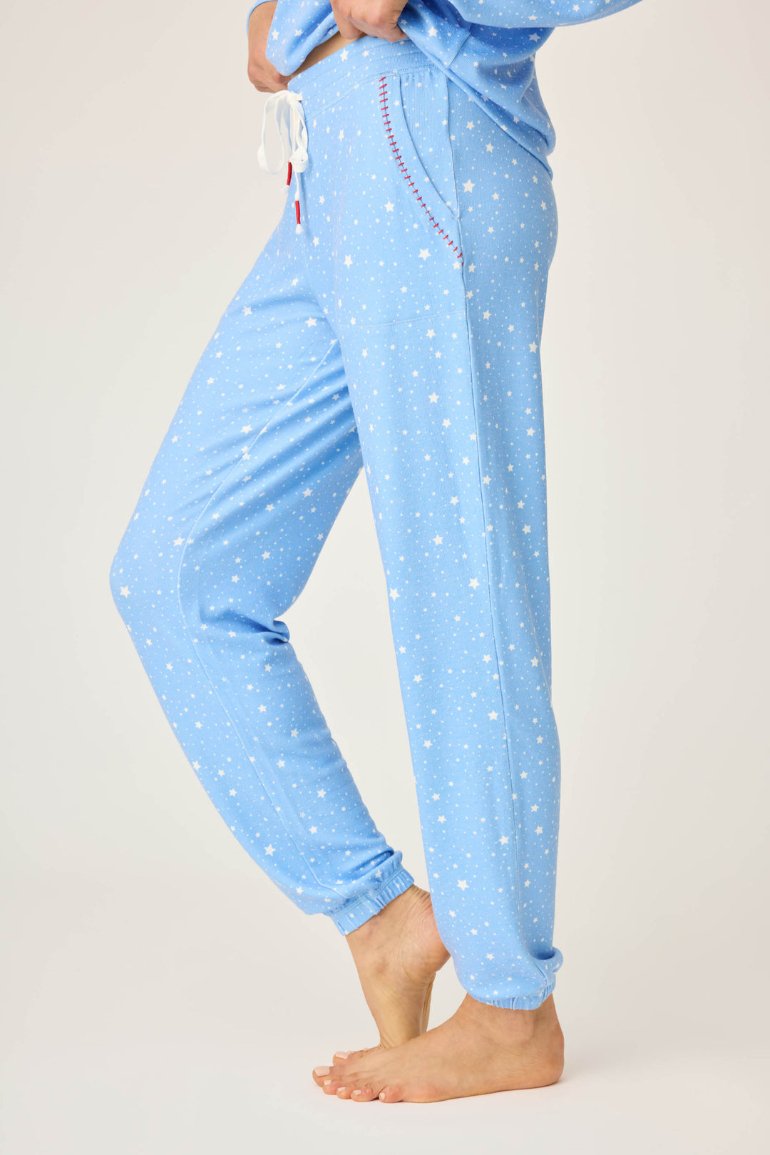 American Honey Star Print Banded Pants - P.J. Salvage
