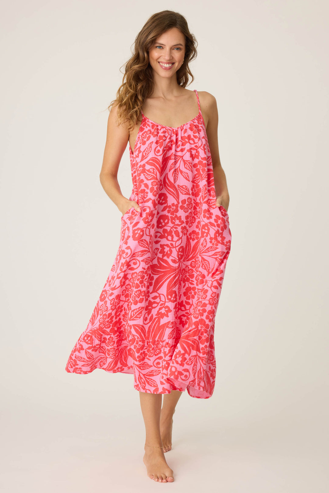 Bali Bay Floral Maxi Dress - P.J. Salvage