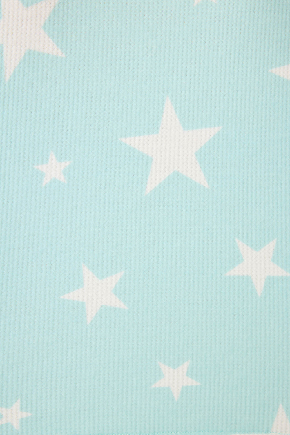 The Boyfriend Boxer Star Print Shorts Set by P.J. Salvage features a light blue textured background with scattered white stars, reminiscent of cozy loungewear or your favorite star print pajama set.