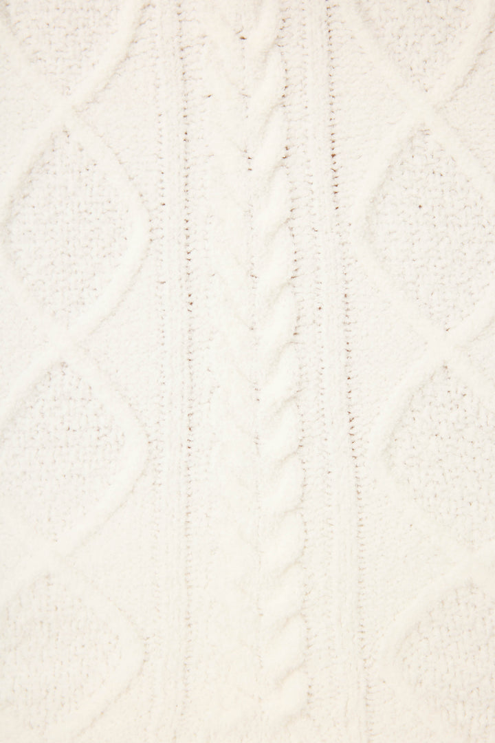 SOLID HOODIE COZY CHENILLE CABLE KNIT -  - P.J. Salvage