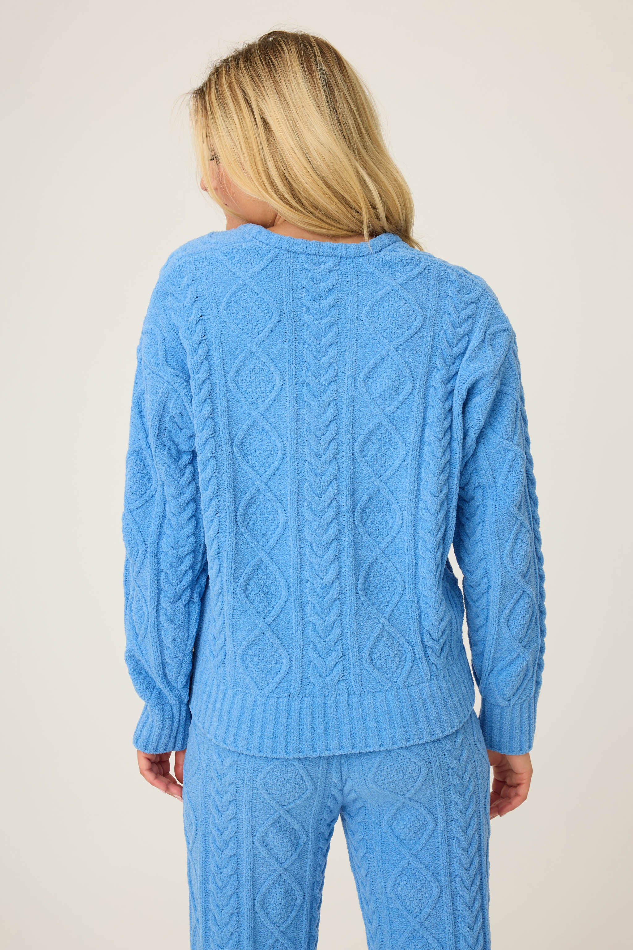 Chenille Cable Knit Long Sleeve Top | P.J. Salvage