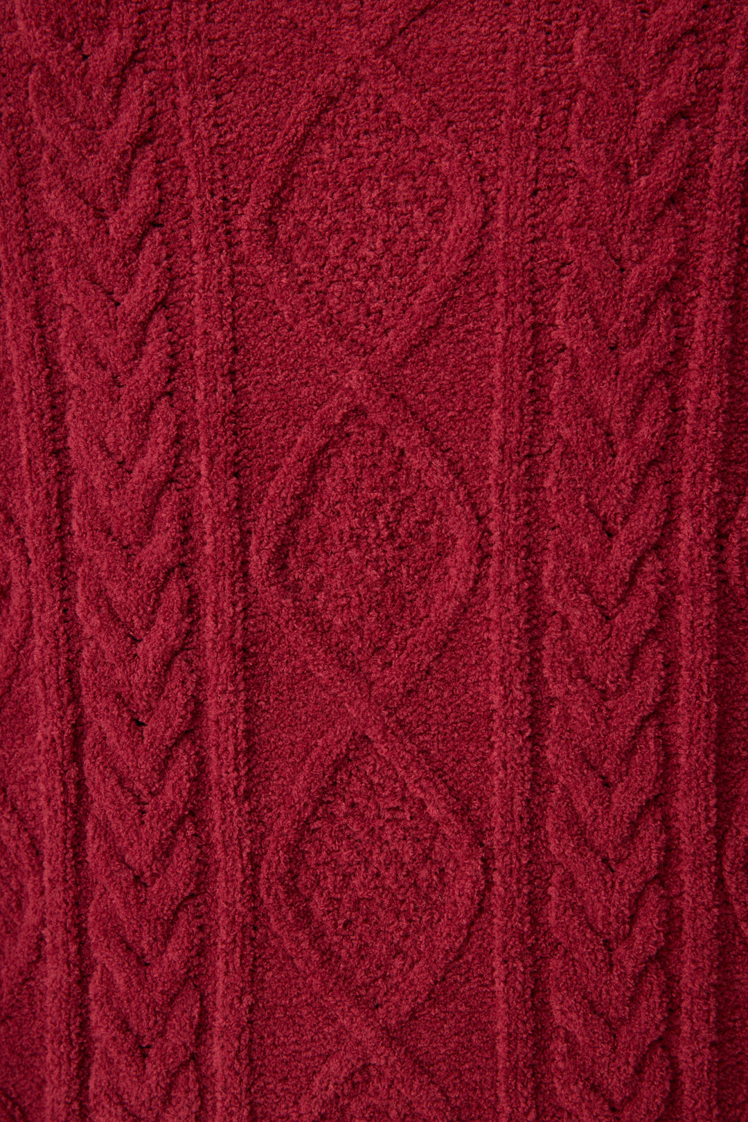 SOLID LONG SLEEVE COZY CHENILLE CABLE KNIT -  - P.J. Salvage