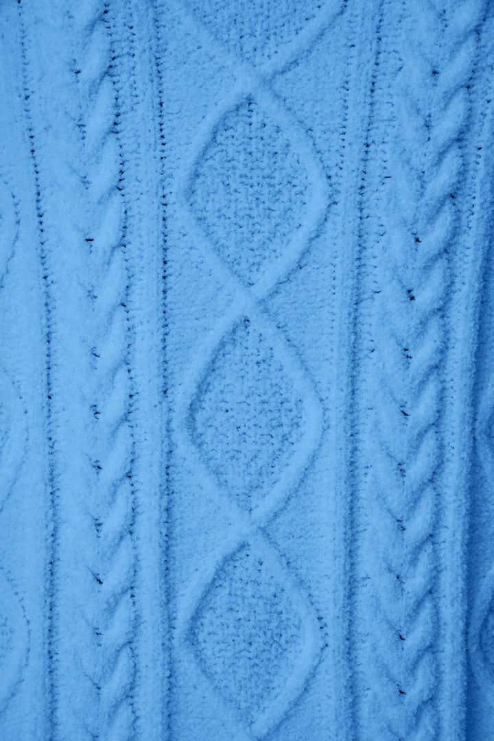 SOLID LONG SLEEVE COZY CHENILLE CABLE KNIT -  - P.J. Salvage