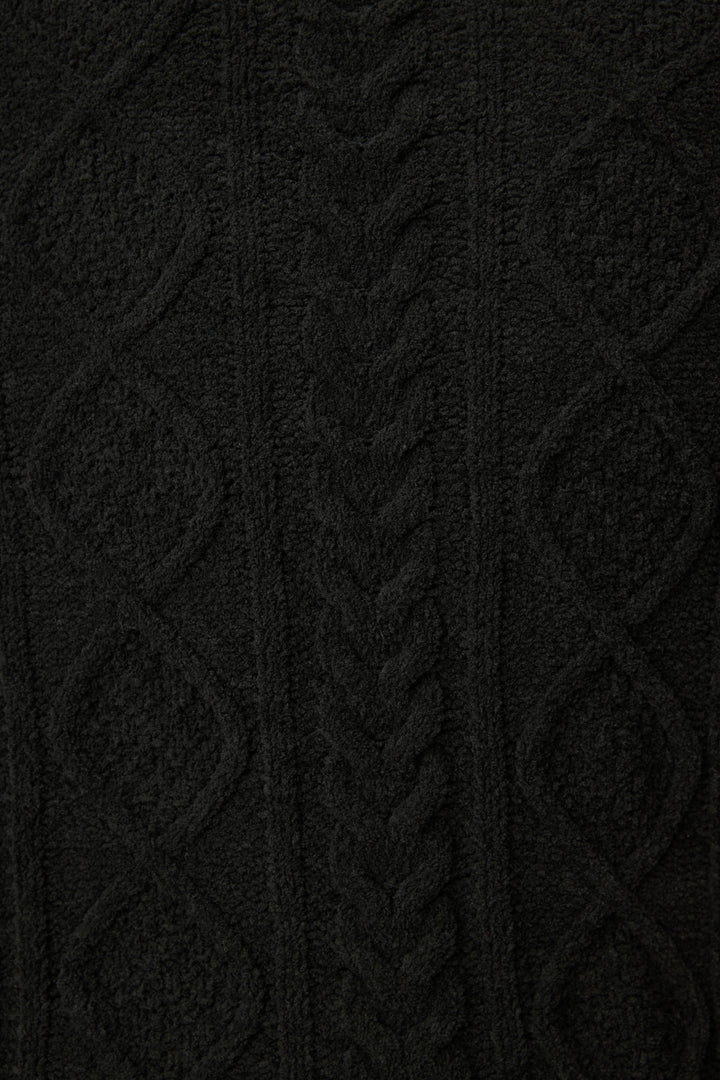 SOLID OPEN LEG PANT COZY CHENILLE CABLE KNIT -  - P.J. Salvage