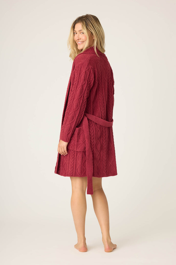 SOLID ROBE COZY CHENILLE CABLE KNIT -  - P.J. Salvage