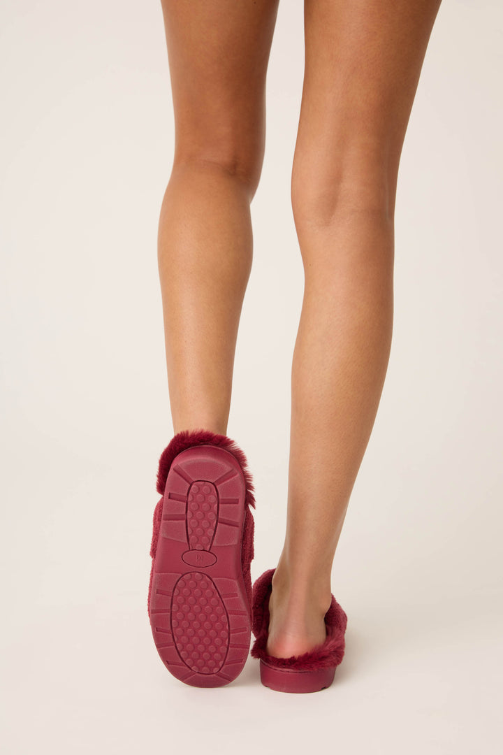 Chenille Cable Knit Port Slippers - Slippers - P.J. Salvage
