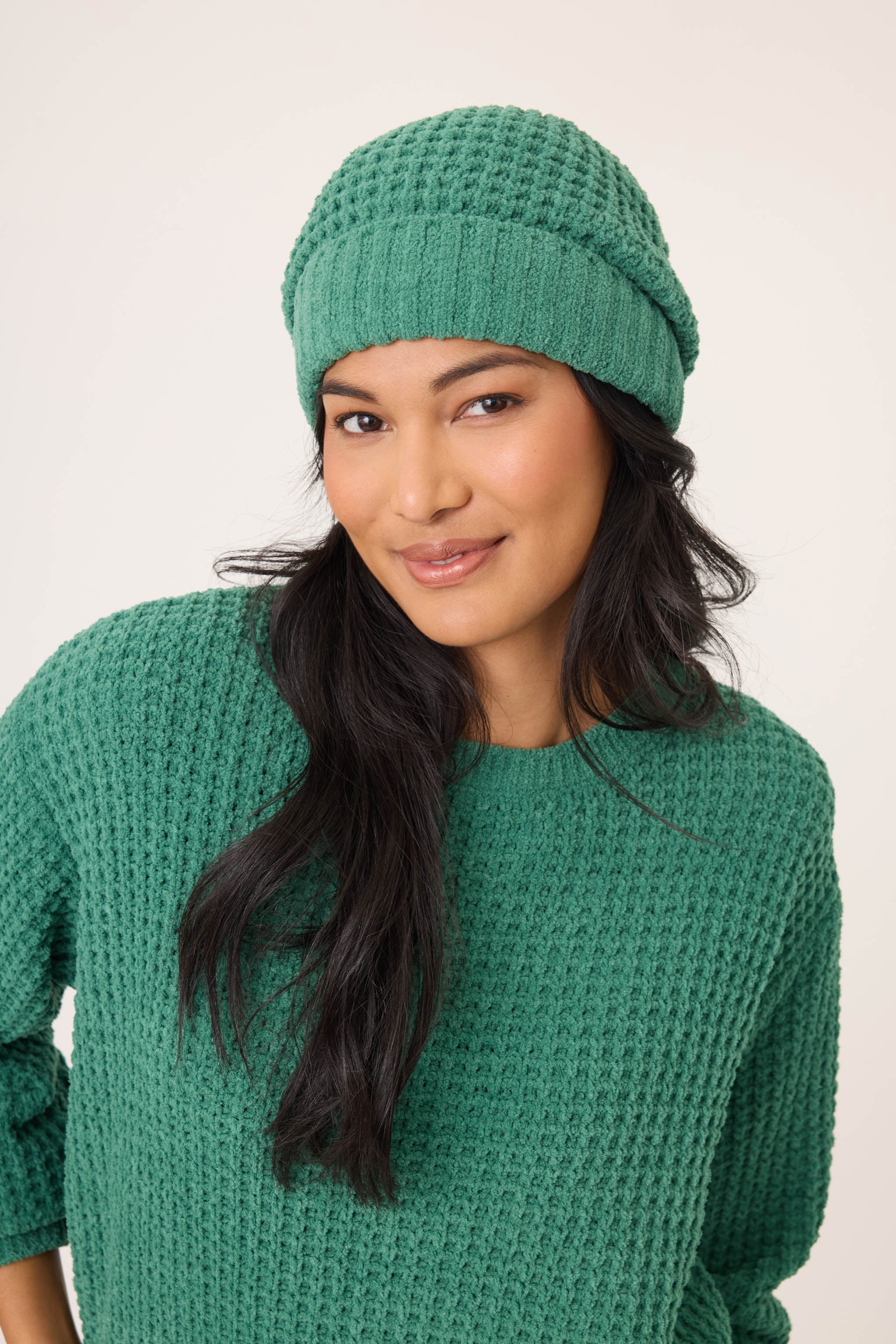 Chenille Waffle Forest Beanie | P.J. Salvage