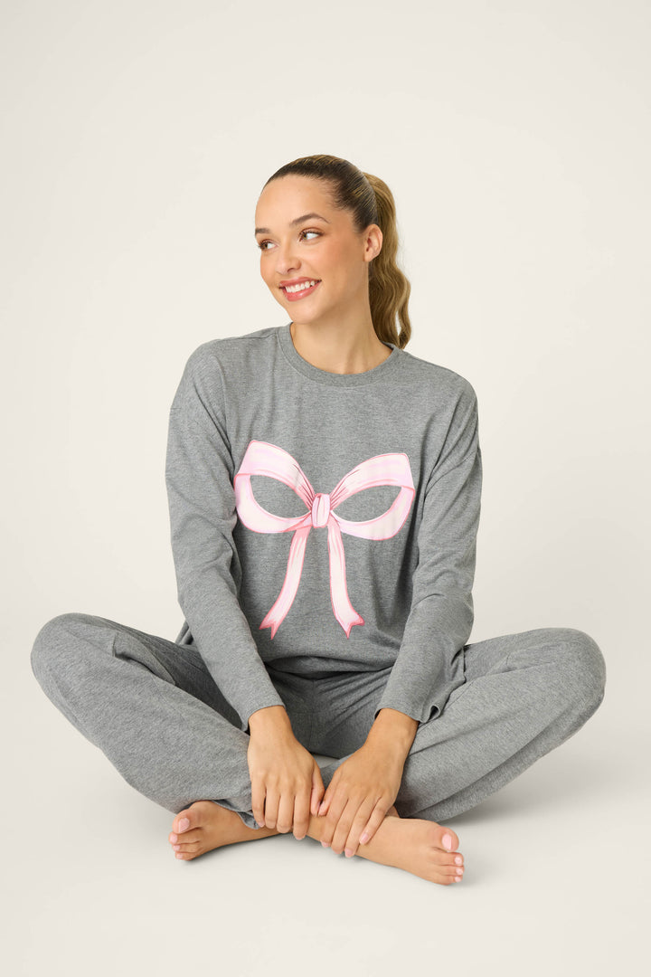 JOY PJ SET HOLIDAY SOFTEE SETS - Lounge Sets - P.J. Salvage