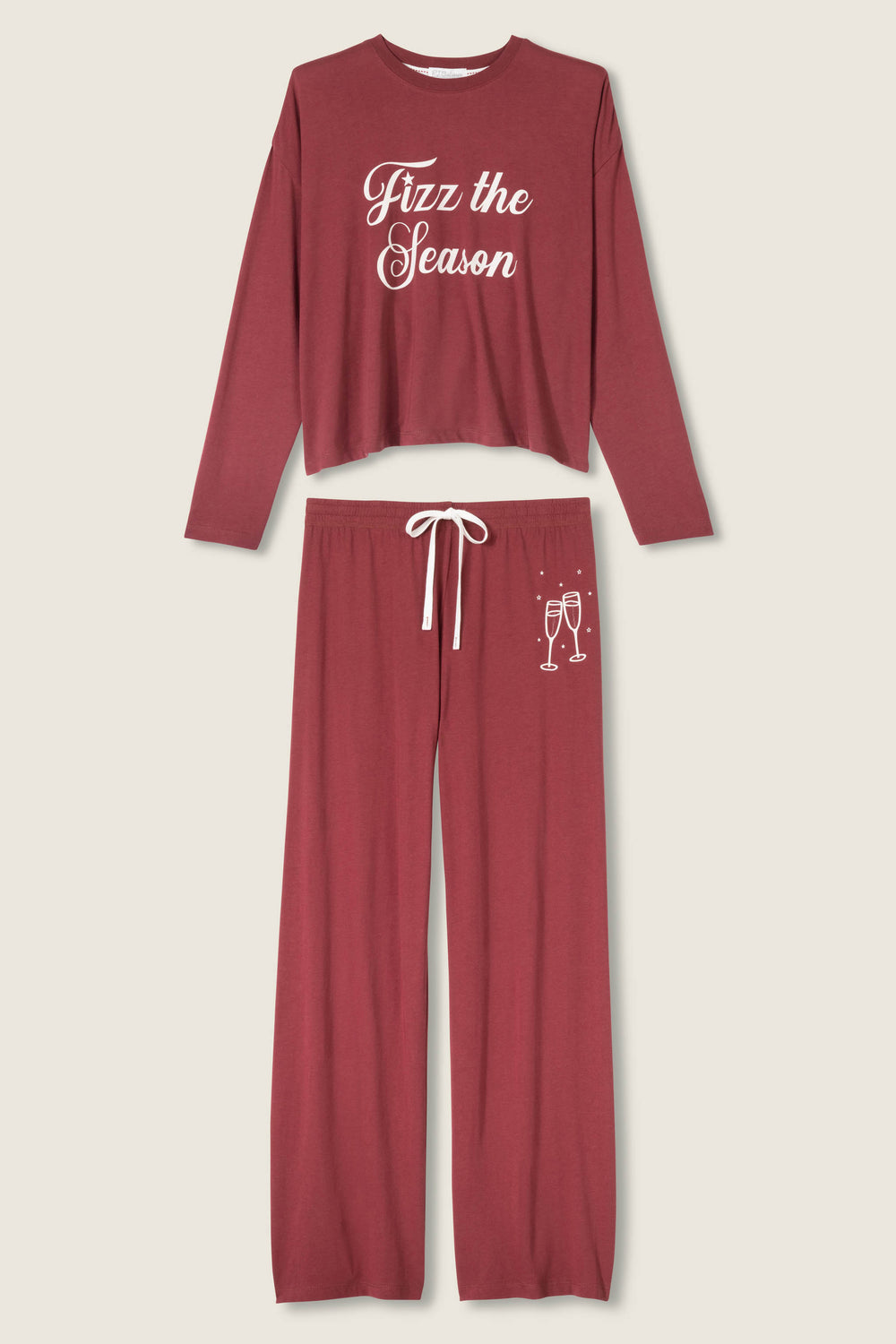 JOY PJ SET HOLIDAY SOFTEE SETS - Lounge Sets - P.J. Salvage