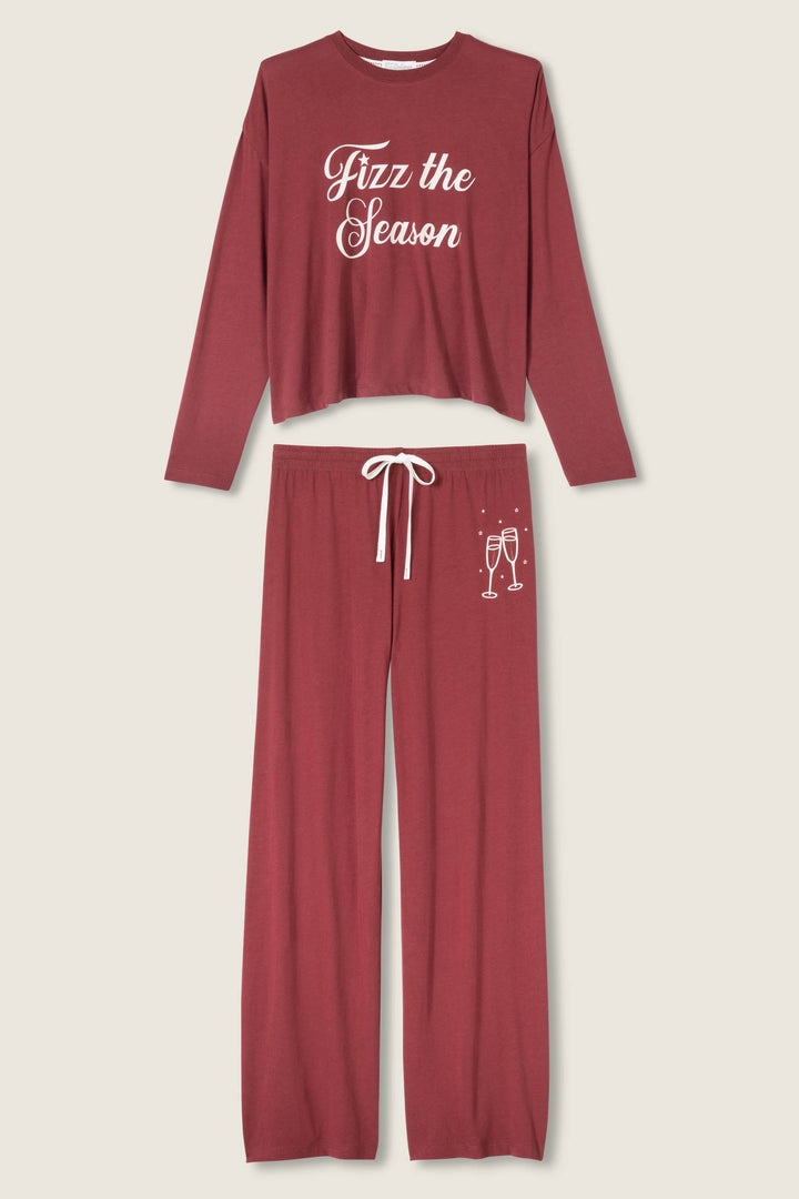 JOY PJ SET HOLIDAY SOFTEE SETS - Lounge Sets - P.J. Salvage