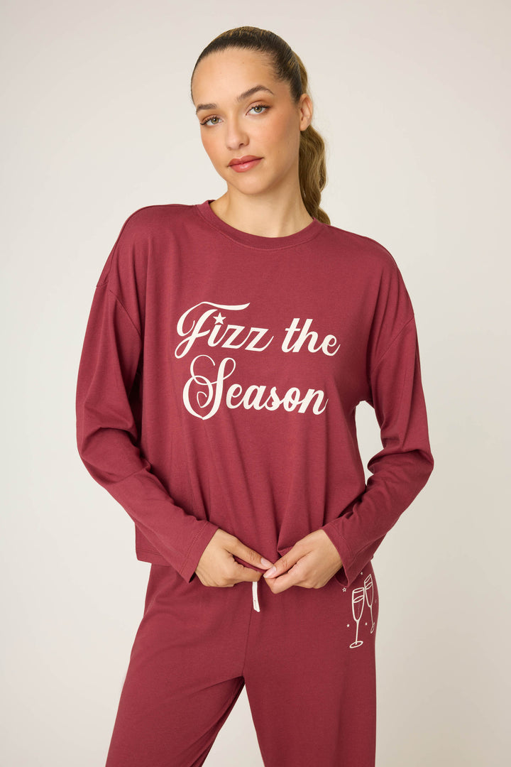 JOY PJ SET HOLIDAY SOFTEE SETS - Lounge Sets - P.J. Salvage