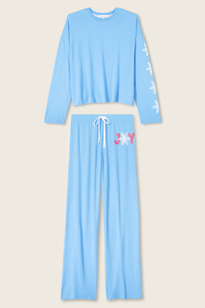 JOY PJ SET HOLIDAY SOFTEE SETS - Lounge Sets - P.J. Salvage
