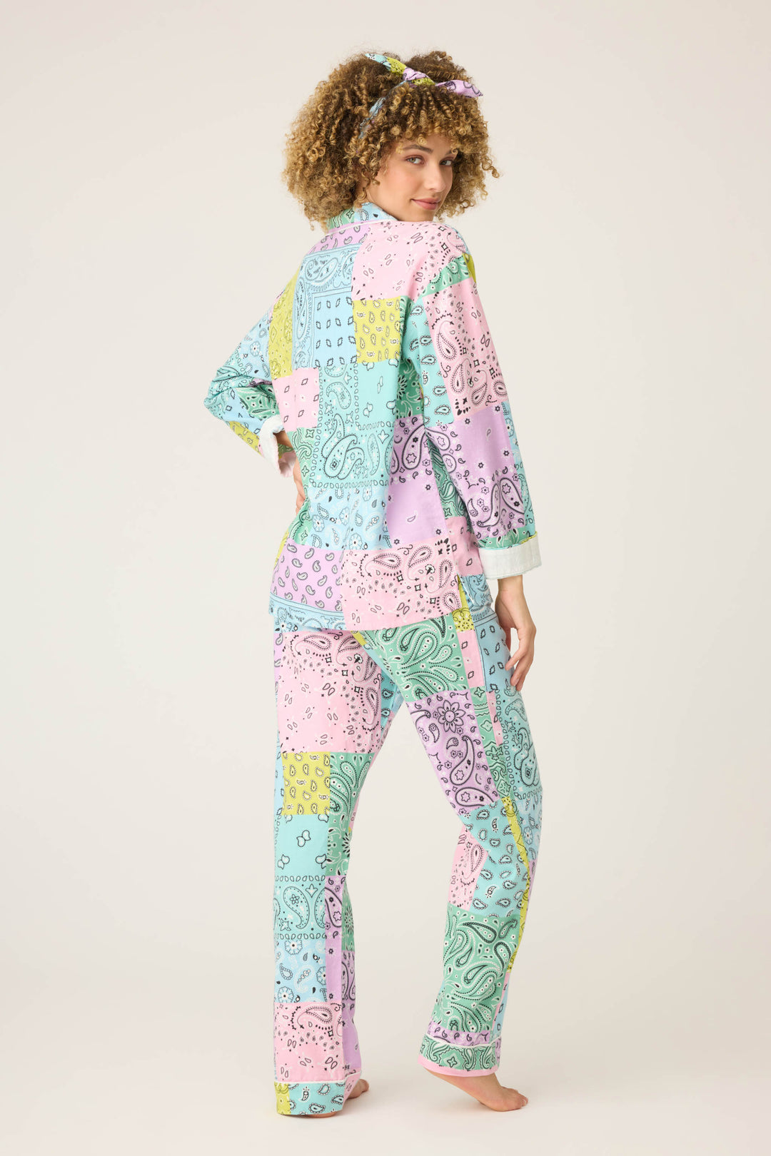 PAISLEY PJ SET FLANNELS - multi - PJ Sets - P.J. Salvage