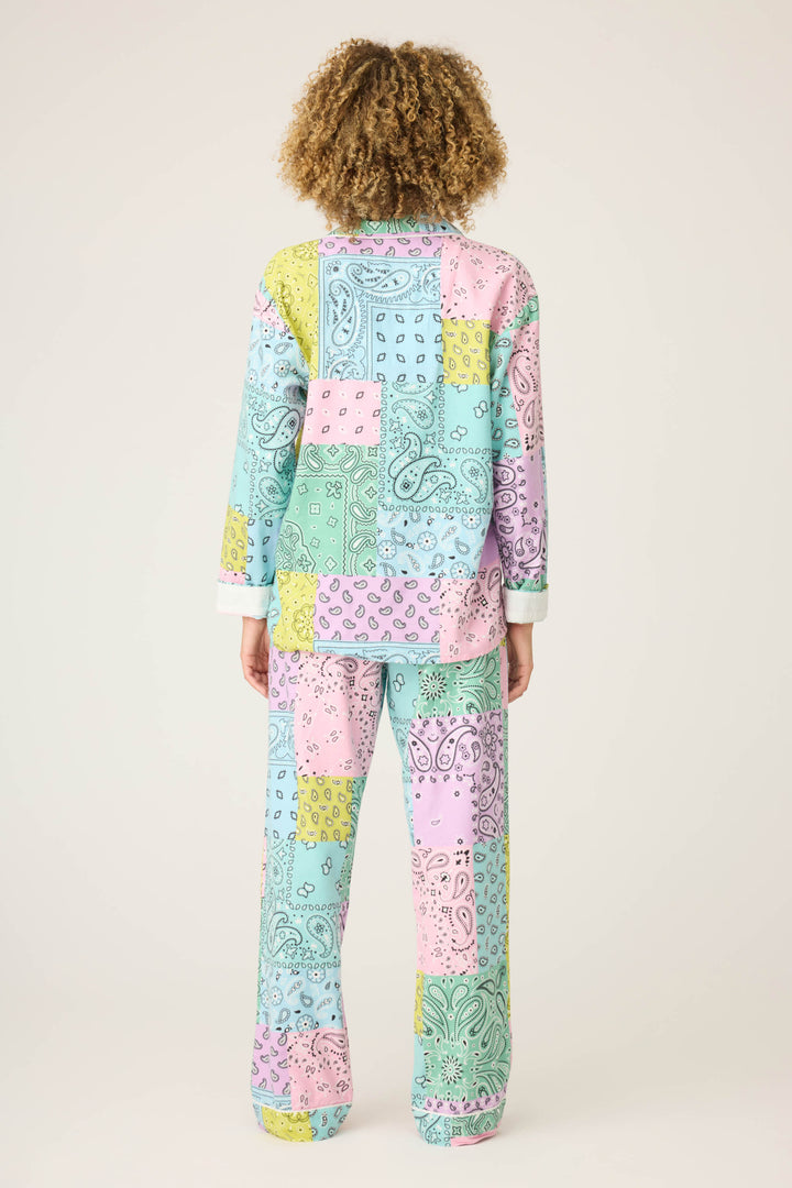 PAISLEY PJ SET FLANNELS - multi - PJ Sets - P.J. Salvage