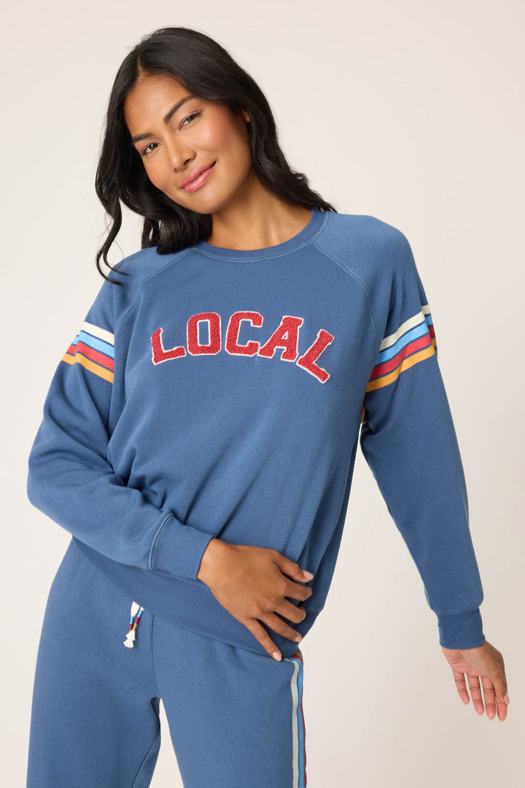 LOCAL CREW LONG SLEEVE FOR THE LOCALS - Sweatshirts - P.J. Salvage