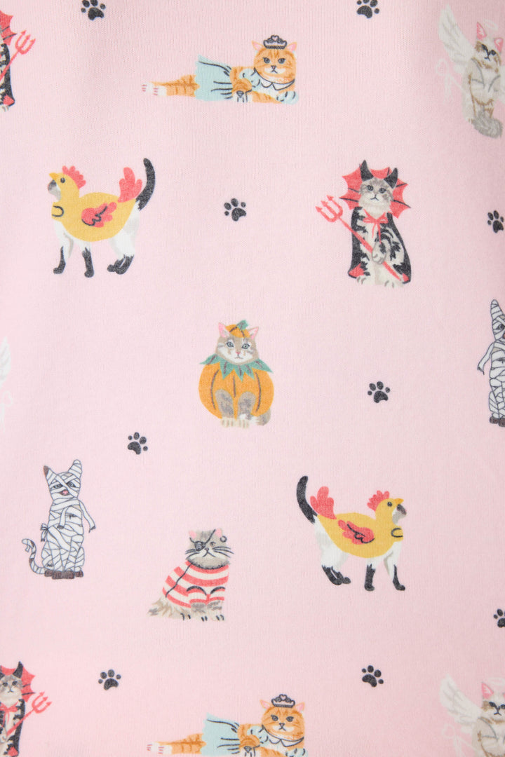 CATS CREW LONG SLEEVE FELINE SPOOKY -  - P.J. Salvage