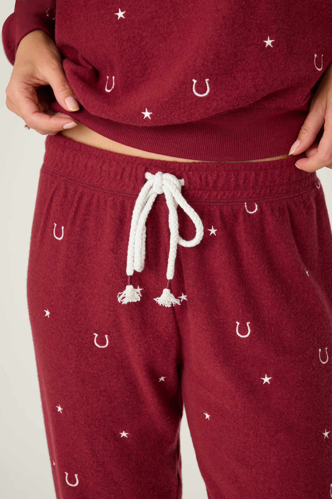 HORSE SHOE BANDED PANT HOLD YOUR HORSES -  - P.J. Salvage
