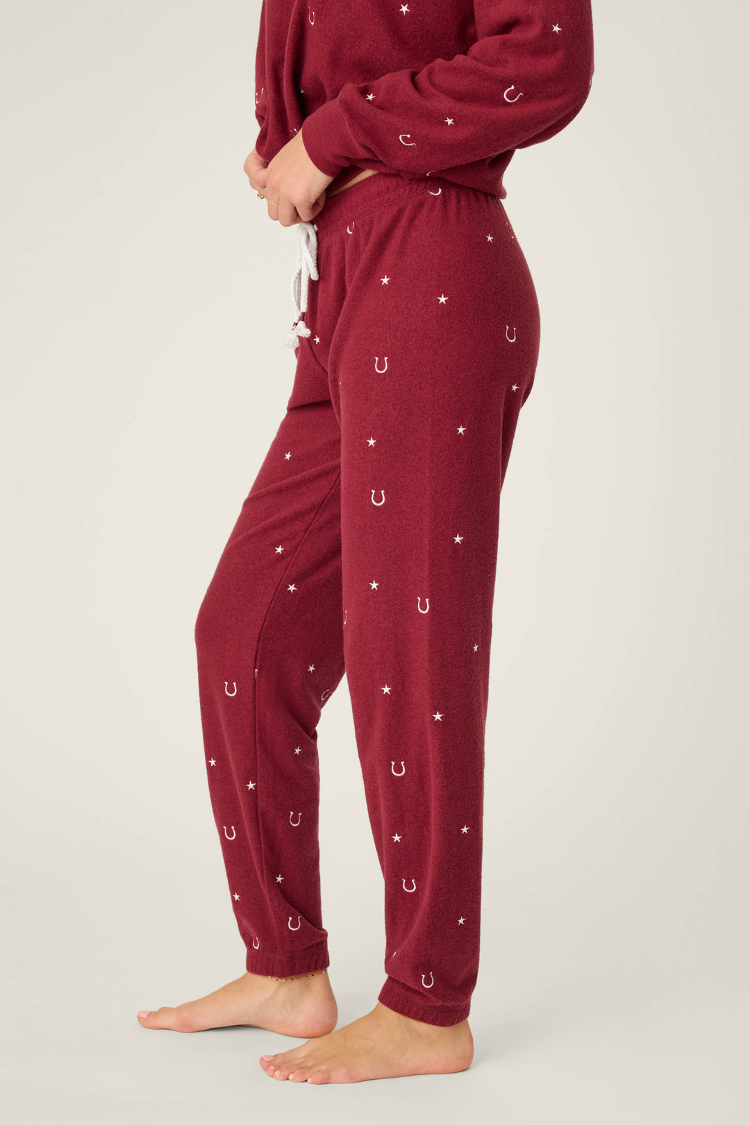 HORSE SHOE BANDED PANT HOLD YOUR HORSES -  - P.J. Salvage