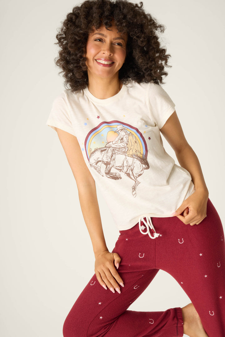 Hold Your Horses Cowgirl Graphic T-Shirt
