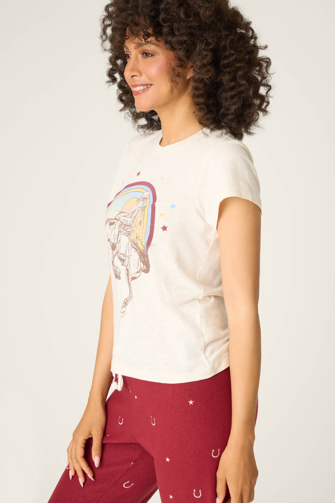 Hold Your Horses Cowgirl Graphic T-Shirt